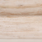 Athena Extra Large Oblong Black-Brown Reclaimed Wood Bowl - 26.0L x 10.0W x 7.0H