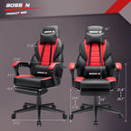 BOSSIN Racing Style Gaming Chair,300 lbs Big and Tall gamer chair High Back Computer Chair