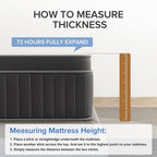 SweDrea 12 in. Plush Gel-infused Memory Foam Hybrid Mattress Cooling and Breathable with CertiPUR-US, SGS and OEKO-TEX