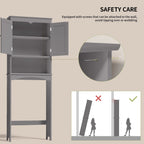 Bathroom Storage Cabinet, Toilet Storage Cabinet, Bathroom Shelf Over The Toilet, Space Saver Toilet