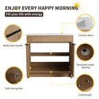 Beingnext 24/30/36 Bathroom Vanity with Sink, Freestanding Bathroom Vanity with Soft Close Door and Adjustable Shelf