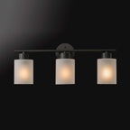 Bellevue Lydia 3 Light 23 Wide Bathroom Vanity Light with Frosted