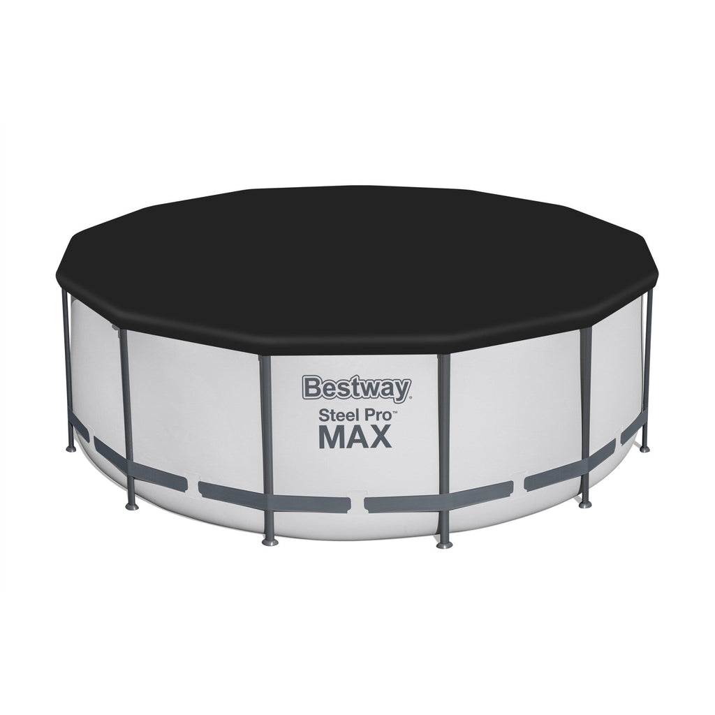 Bestway Steel Pro MAX Round Above Ground Swimming Pool with Pump & Cover