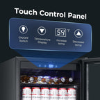 Beverage Refrigerator Cooler-145 Can Mini Fridge