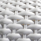 Biloxi Outdoor WhiteOutdoor Wicker Swivel Glider Patio Set (3-Piece)