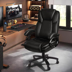 Bossin Big and Tall Executive Office Chair,500LBS Adjustable Lumbar Support Ergonomic Chair with High Back PU Leather Computer