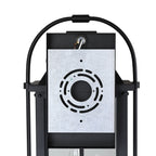 Brits Black Outdoor Wall Lantern Sconce Light