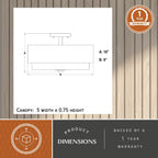 Burnaby Mid-Century Modern Ceiling Mount Light White Linen Drum Shade