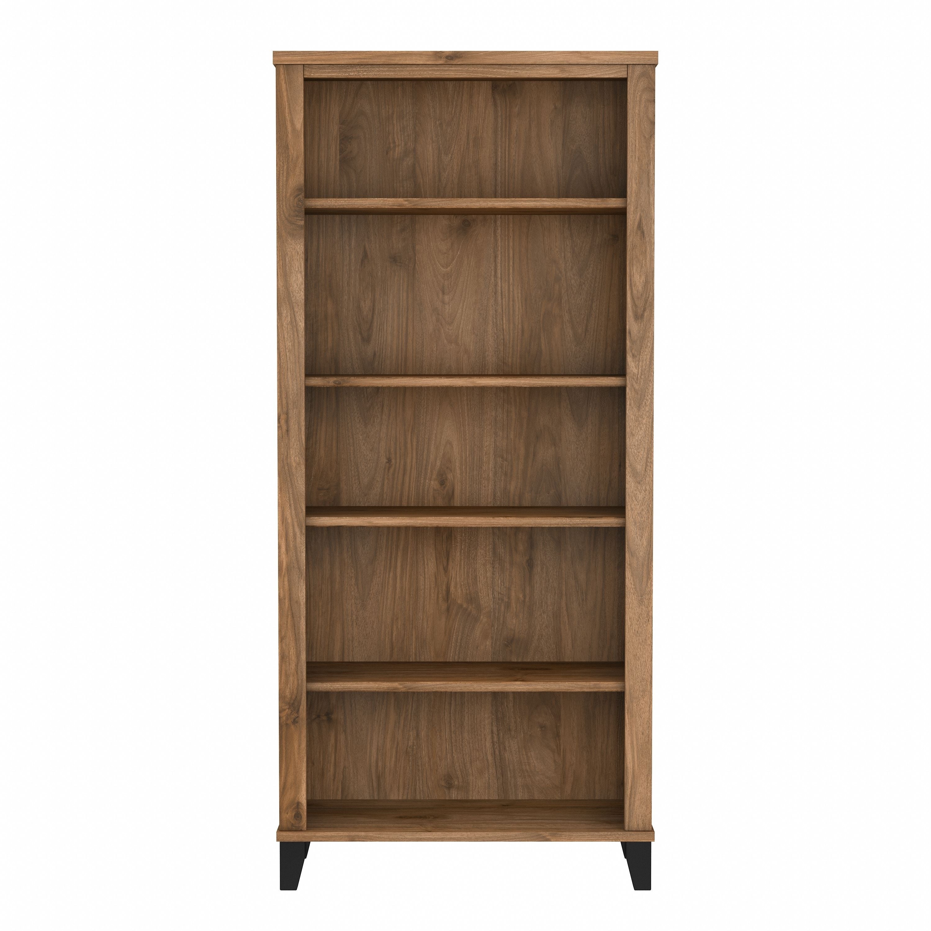 Bush Furniture Somerset Tall 5 Shelf Bookcase with Adjustable Shelves