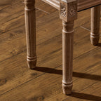 CO-Z French Vintage Upholstered Foot Stool and Vanity Stool