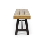 Carlisle Acacia Wood Outdoor Bench by Christopher Knight Home