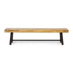 Carlisle Acacia Wood Outdoor Bench by Christopher Knight Home