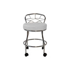 Carolina Living Diana X-Back Vanity Stool with Casters
