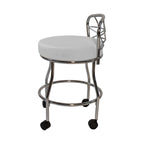 Carolina Living Diana X-Back Vanity Stool with Casters