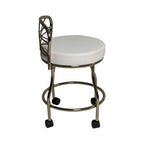 Carolina Living Diana X-Back Vanity Stool with Casters