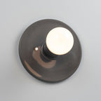 Ceramic Discus Wall Sconce
