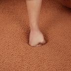 Chenille Accent Barrel Chair Lounge Chair, Round Sofa Chair Armchair with 360-Degree Swivel Base and 3 Removable Pillows