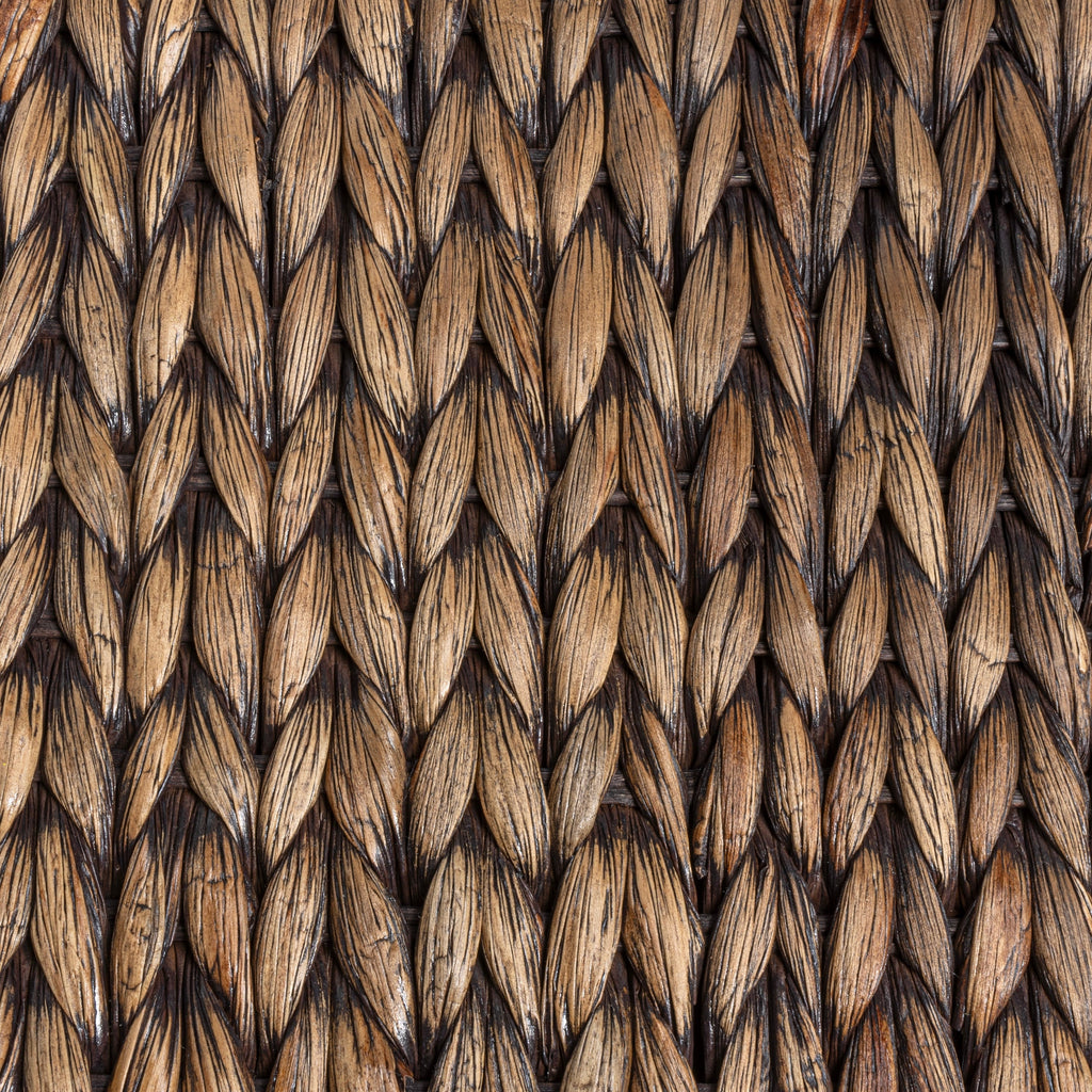 happimess Hyacinth/Wood Underbed Storage Bin with Wheels & Handles