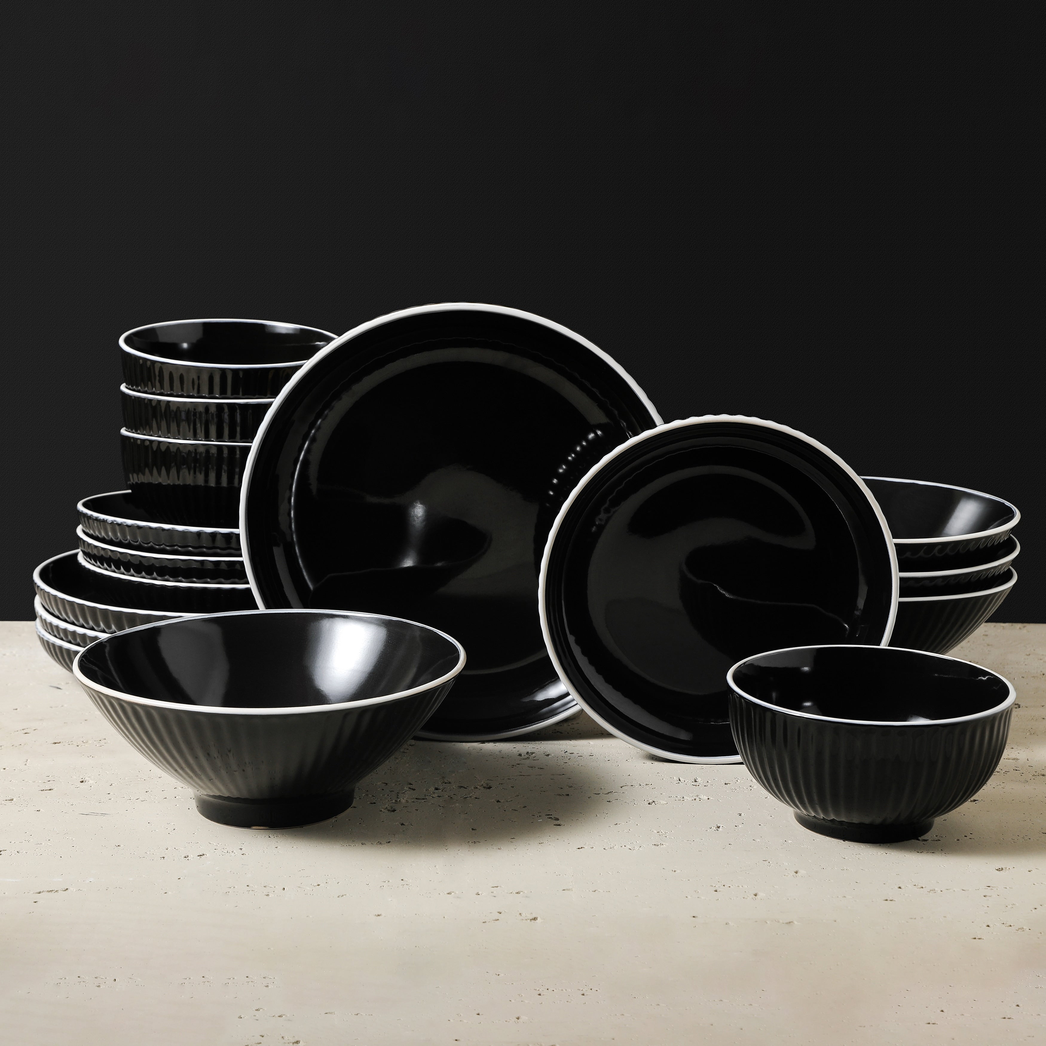 Christian Siriano Lustra Stoneware Dinnerware Set