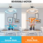 Chrome/ Crystal 4-light Chandelier/ Ceiling Fan with Remote