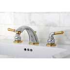 Chrome/ Polished Brass Widespread Bathroom Faucet