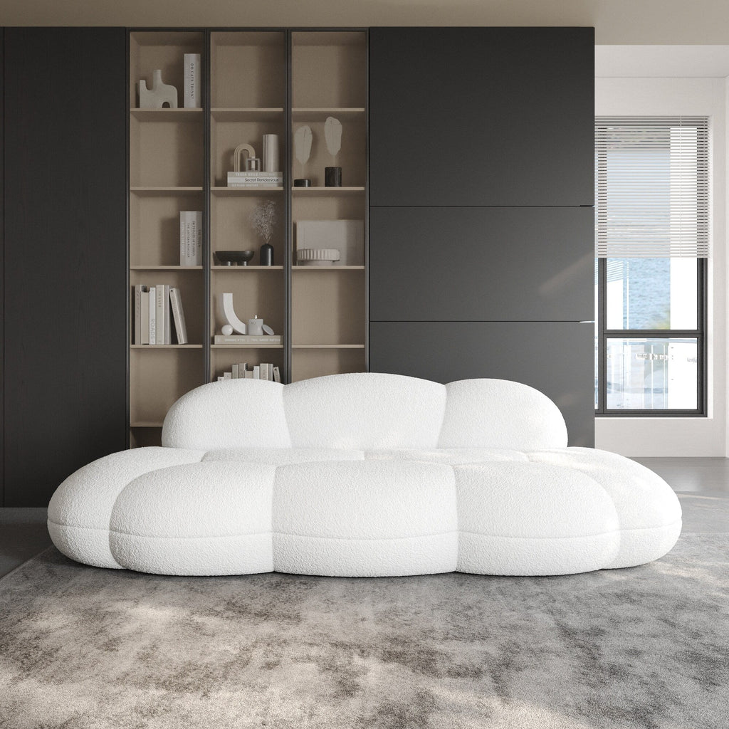 Cloud Shaped Couches for Living Room, Modern Comfy Compressed Sofa, Cloud Shaped Leisure Sofa for Bedroom, Apartment