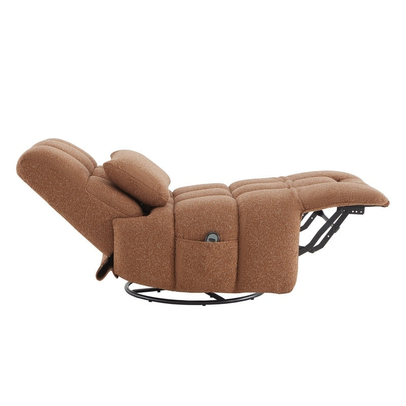 Cole Power Recliner Chair Swivel Glider with Lumbar Support