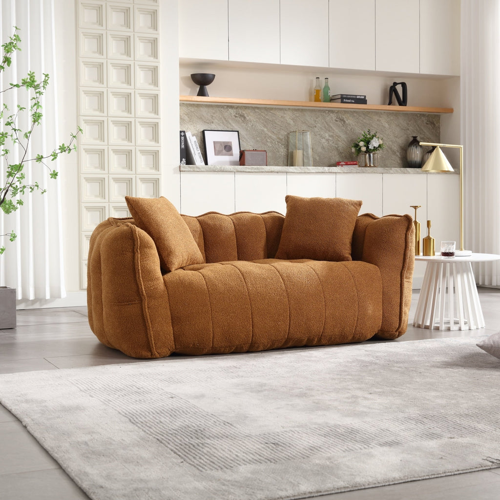 Comfortable square recliner sofa