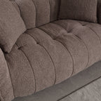 Comfortable square recliner sofa