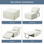 Convertible Sofa Bed Sleeper Sofa Chair Couch Folding Ottoman Recliner Chairs for Living Room