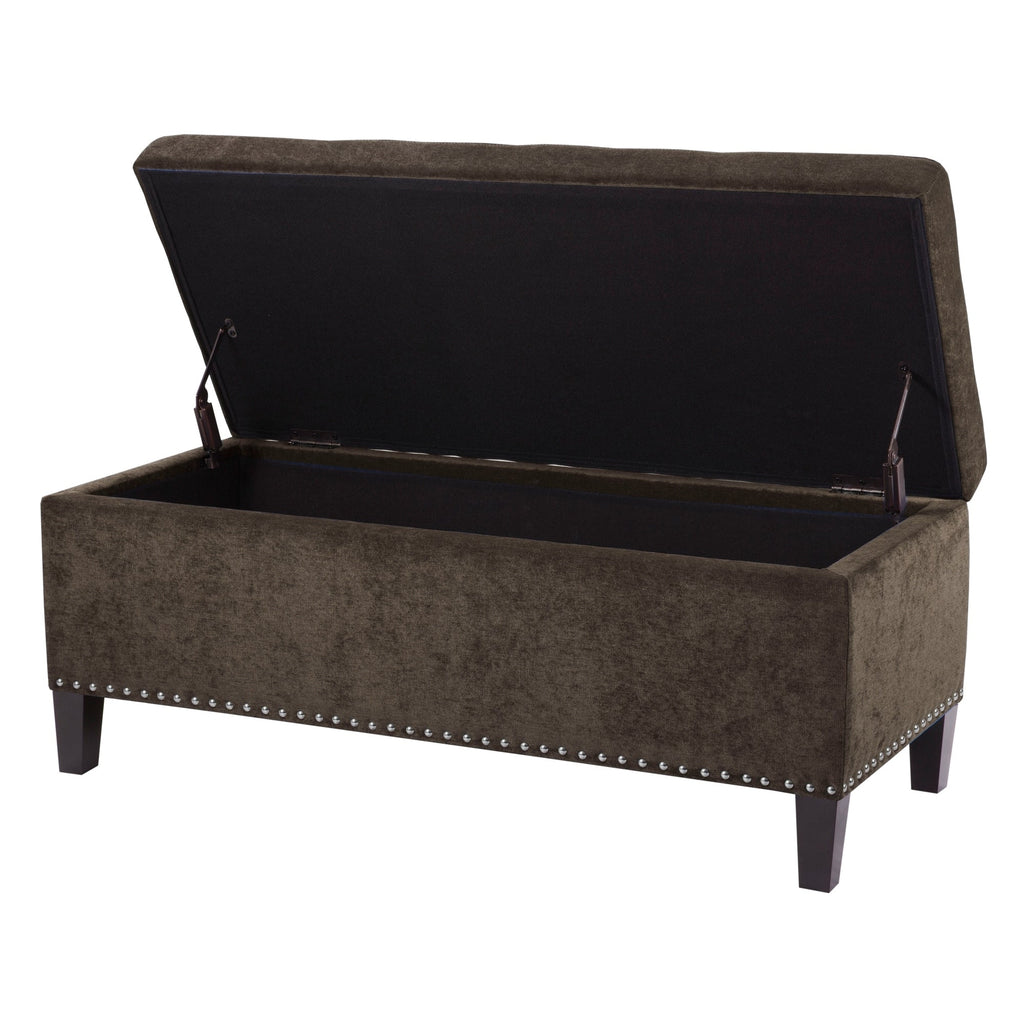 Madison Park Shandra II Tufted Top Soft Close Storage Bench