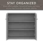 Fairview Storage Cabinet with Doors and Shelves by Bush Furniture - 31.73L x 12.76W x 30.71H