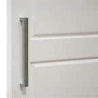 Palace Imports 100% Solid Wood Cosmo 3-Door Wardrobe Armoire with Solid Wood or Mirrored Doors