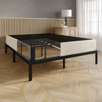 CraftPorch Upholstered Linen Metal Box Spring