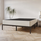 CraftPorch Solid Wood 8-Inch Box Spring Foundation with Wood Slats