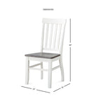 Steve Silver Crestwood Farmhouse Wood Side Chair (Set of 2)