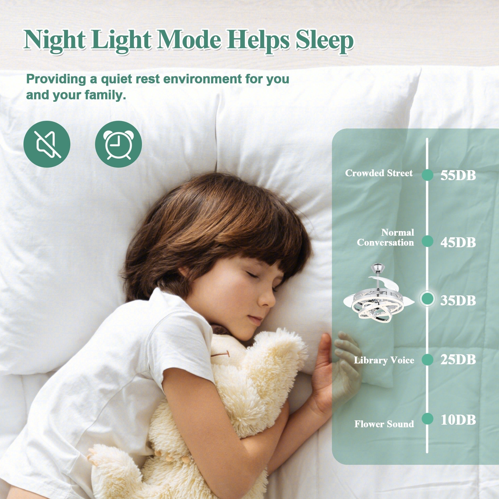 Cusp Barn 42 Retractable Ceiling Fan with Lights and Remote DIY Shape Fandelier Modern Silent DC Motor LED Ceiling Light