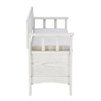 Dahlia Wood Flip Top Storage Entryway Bench