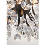 Dalia Elegant Indoor 3-light Crystal Flush Mount