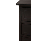 Daniel 3-drawer Transitional Wooden Nightstand
