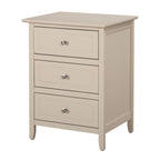 Daniel 3-drawer Transitional Wooden Nightstand