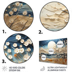 Designart Clouds Prairies Collages VI Modern Metal Wall Art