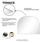 TEHOME Dezerae Large Arch Mirror for Mantel, 40'' W x 32'' H
