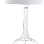 Diamante 28.5 Glass Teardrop LED Table Lamp, Pink (Set of 2) by JONATHAN Y