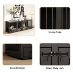 Dog Crate Furniture -Wooden Dog Kennel with Room Divider and 2 Drawers