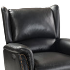 Eduardo Genuine Leather Power Recliner with USB Port Set of 2