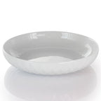 Elama Sienna 18 Piece Stoneware Dinnerware Set in White