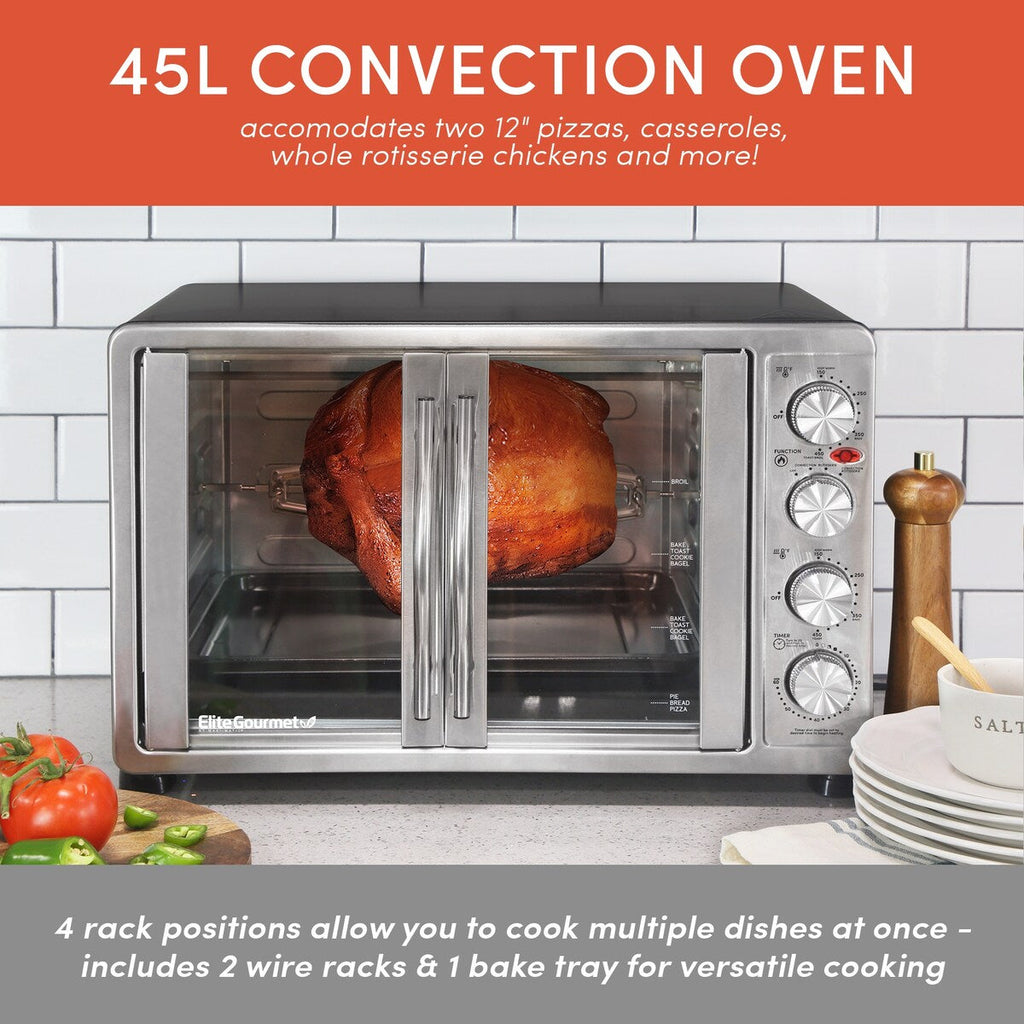 Elite Platinum Double Door Oven with Rotisserie and Convection