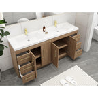 Eliza 72'' Freestanding Vanity with Double Sink