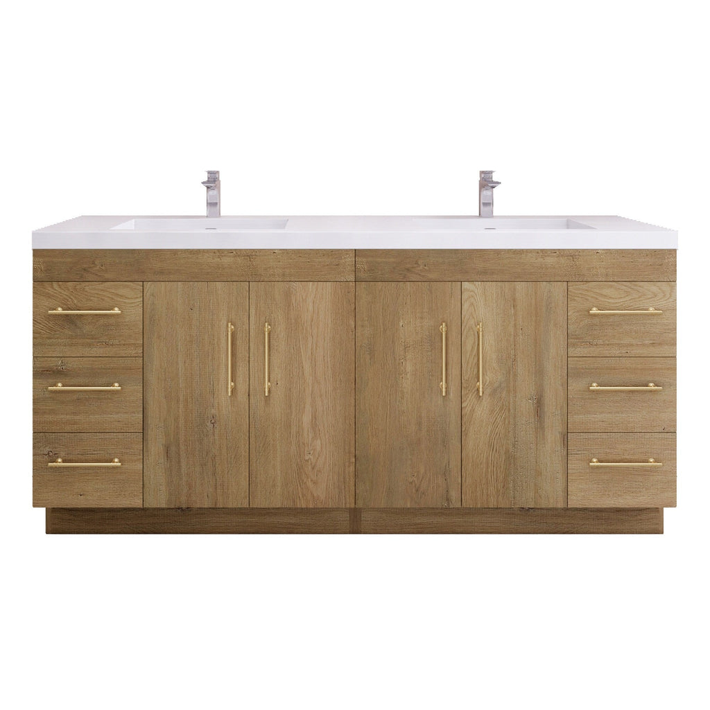 Eliza 72'' Freestanding Vanity with Double Sink